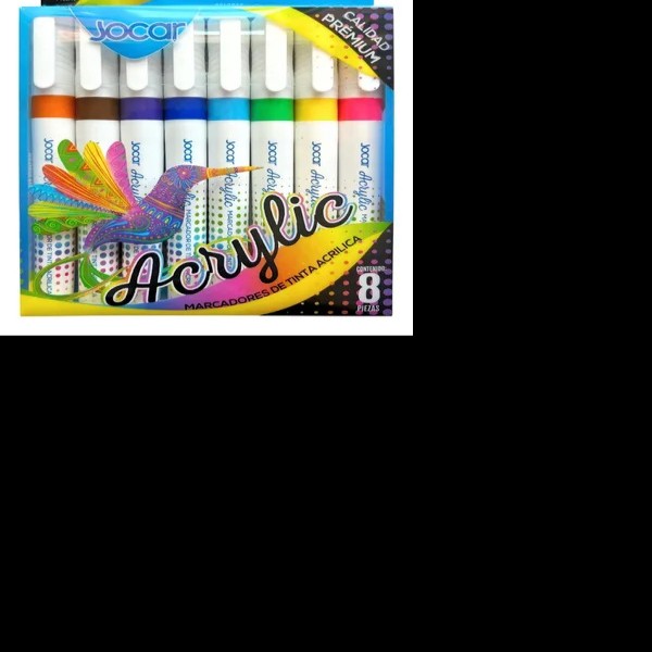 MARCADOR TINTA ACRILICA EST.8 JOCAR MOD.MEAC8 E24C96